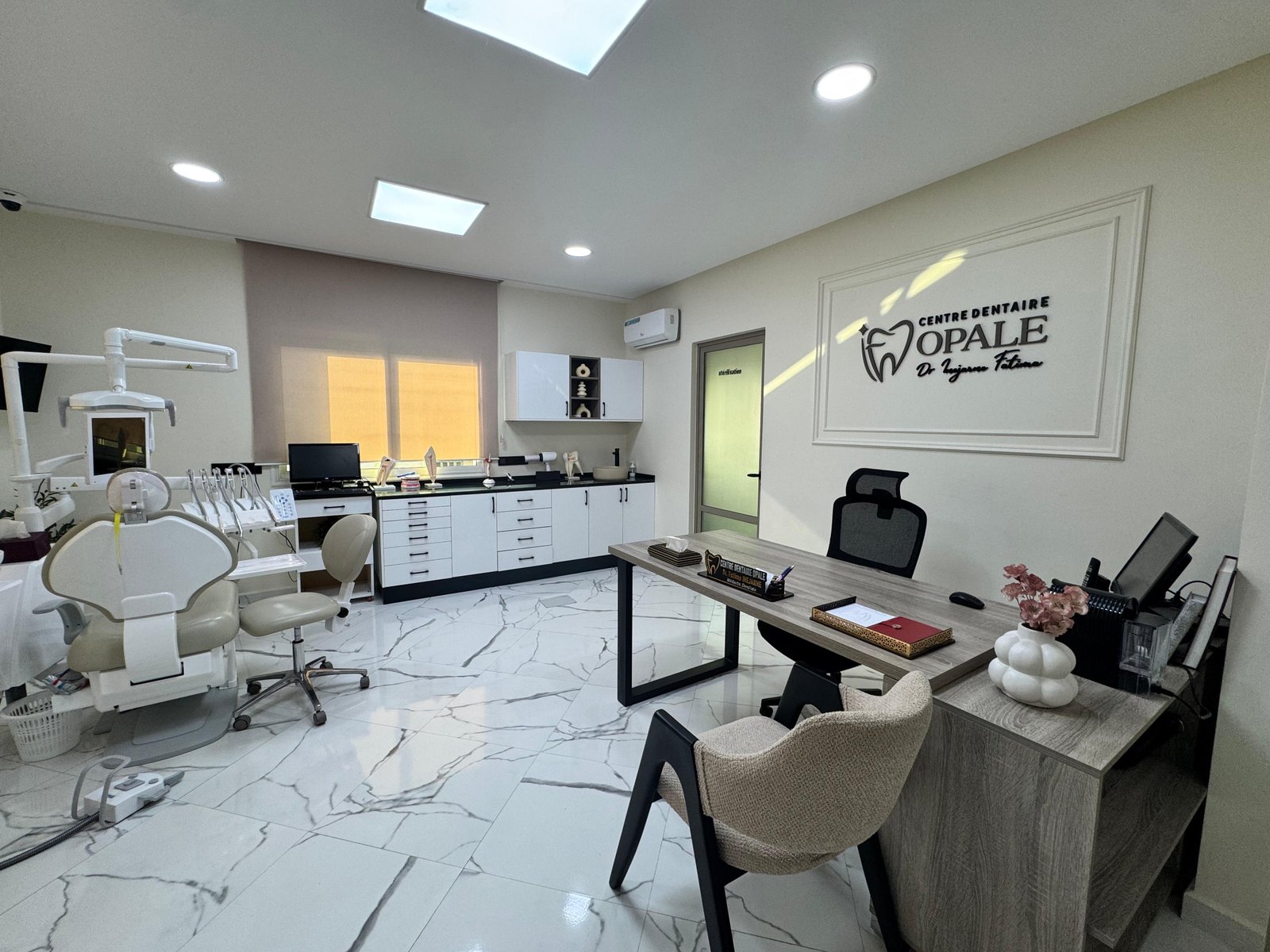 Bureau de consultation du Dr Inejarne Fatima, Centre Dentaire Opale